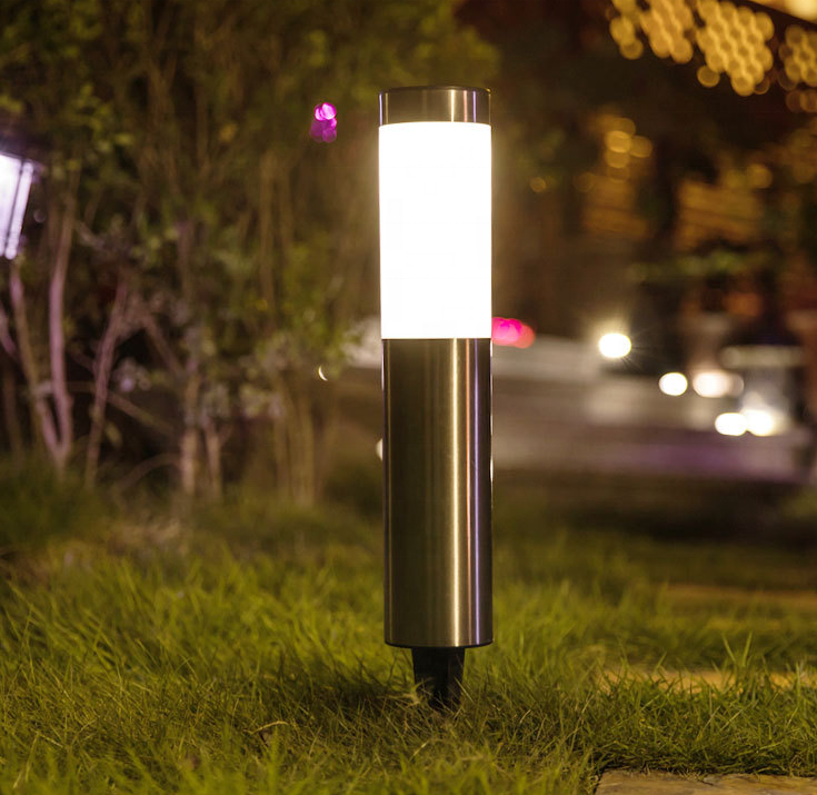 Solar LED Bollard Path Light — Set of 2