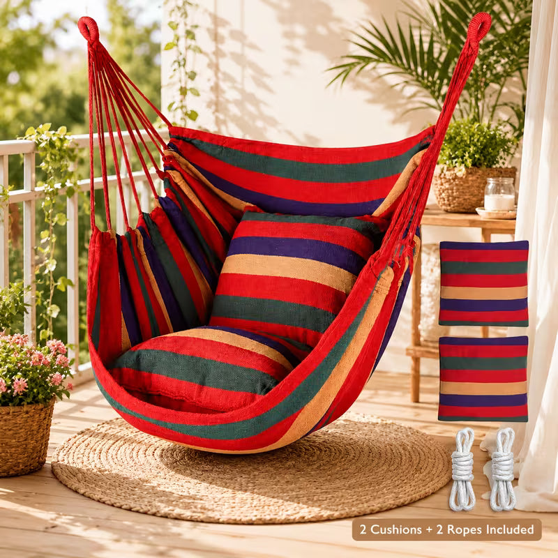 Woven Cotton Double Hammock