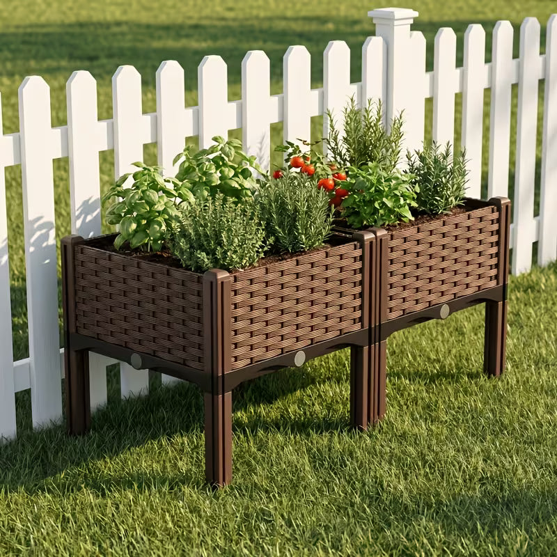 Raised Garden Planter Box — Set of 2