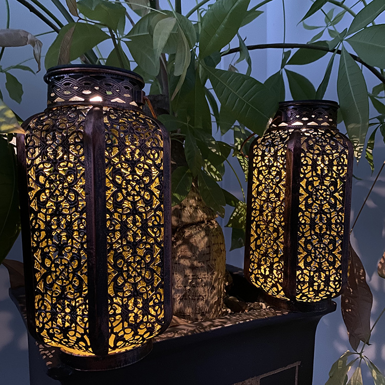 Solar Hanging Lantern — Set of 2
