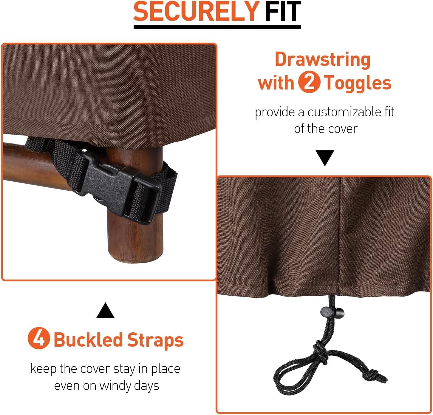 Heavy-Duty Outdoor Lounge Chair Cover