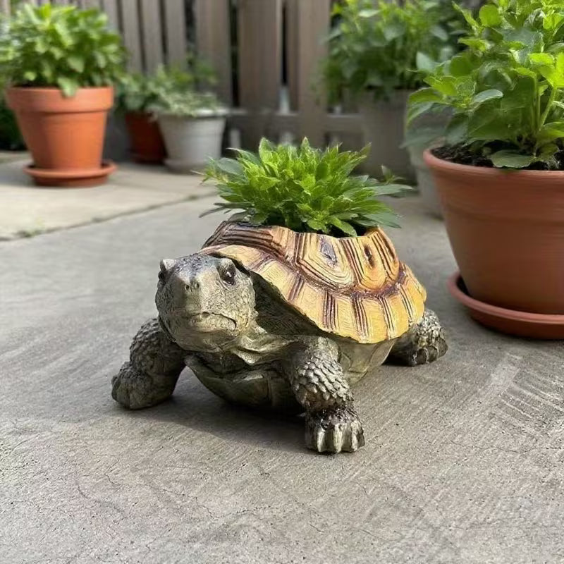 Teddy the Turtle Garden Planter