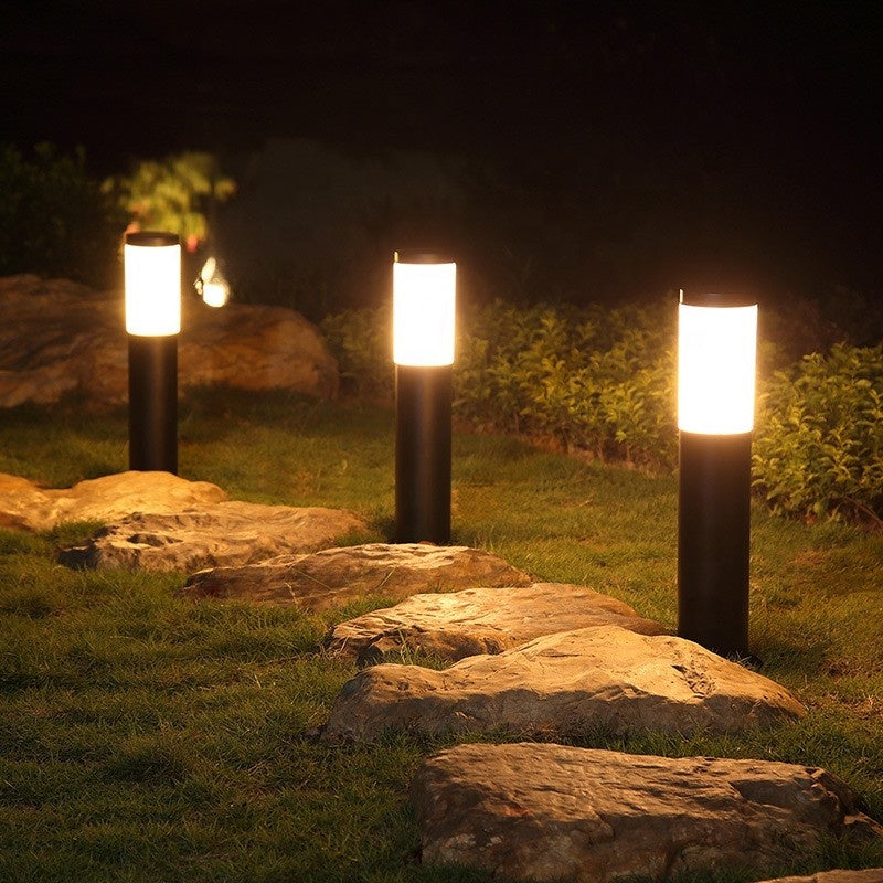 Solar LED Bollard Path Light — Set of 2