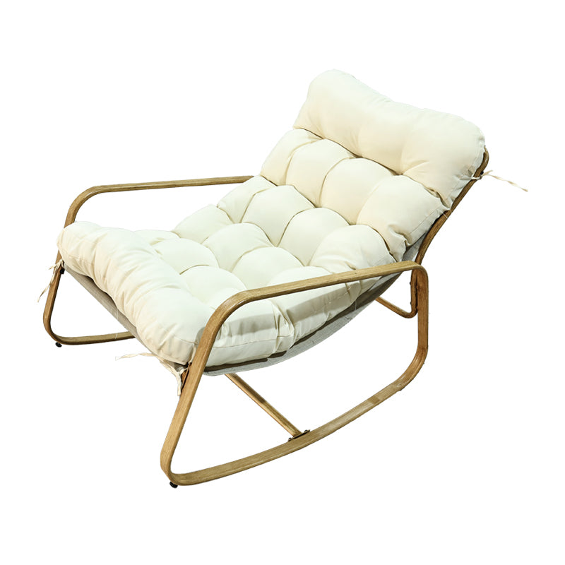 Modern Steel Outdoor Rocking Chair