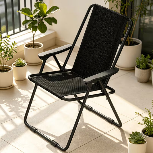 Folding High-Back Beach Chair