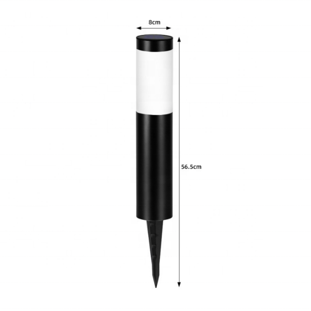 Solar LED Bollard Path Light — Set of 2